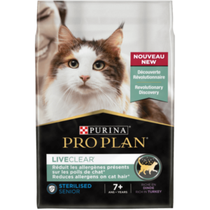 CROQUETTES CHAT STERILISE SENIOR 7+ LIVECLEAR® DINDE - PURINA PRO PLAN